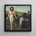 La ballerine nue - Ángel Zárraga — indrammet kunstværk på væggen