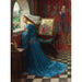 Reproduktion af maleriet La belle Rosamund - John William Waterhouse