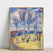 Reproduktion af maleriet La boucle du tramway à Skøyen - Edvard Munch