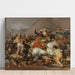 Reproduktion af maleriet La charge des Mamelouks - Francisco de Goya