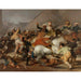 Reproduktion af maleriet La charge des Mamelouks - Francisco de Goya