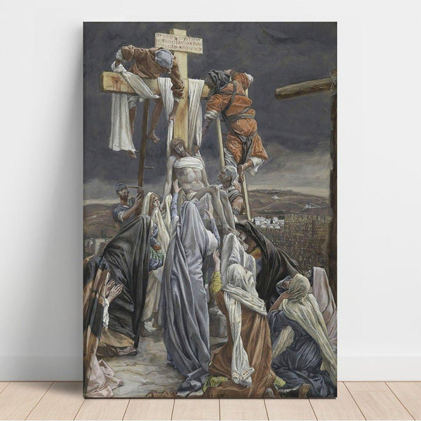 Reproduktion af maleriet James Tissot Maleri "Kristi Nedstigning"