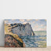 Reproduktion af maleriet af maleriet La falaise d'Aval, Étretat - Claude Monet