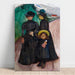 Reproduktion af maleriet La famille (Familien af bogen) - Edvard Munch
