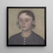 Kvinden af kunstneren Ida Hammershøi født Ilsted - Vilhelm Hammershøi — indrammet kunstværk på væggen
