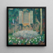 La fenêtre de la cuisine sur le jardin Marquayrol - Henri Martin — indrammet kunstværk på væggen