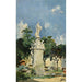 Reproduktion af maleriet af maleriet La fontaine d'Apollon, Madrid - Joaquín Sorolla