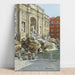 Reproduktion af maleriet La fontaine de Trevi à Rome - Antonietta Brandeis