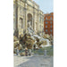Reproduktion af maleriet La fontaine de Trevi à Rome - Antonietta Brandeis