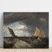 Reproduktion af maleriet La jonction de la Tamise et de la Medway - Joseph Mallord William Turner