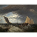 Reproduktion af maleriet La jonction de la Tamise et de la Medway - Joseph Mallord William Turner