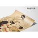 Reproduktion af maleriet La leçon de calligraphie - Kitagawa Utamaro