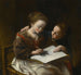 La leçon de dessin - Domenico Guidobono — visning af kunstværket