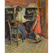 Reproduktion af maleriet La leçon de piano (Marthe og Nono) - Henri Lebasque
