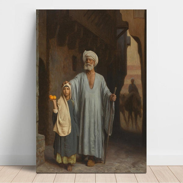 Reproduktion af maleriet La main tendue - Jean-Léon Gérôme