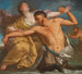 La mise à mort de Nessus par Hercule - École italienne — visning af kunstværket