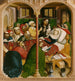 La mort de Marie Le panneau droit de l'autel de Wurzach - Hans Multscher — visning af kunstværket