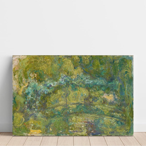 Reproduktion af maleriet "La passerelle de l'étang aux nénuphars" - Claude Monet