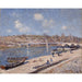 Reproduktion af maleriet La plage à Saint-Mammès - Alfred Sisley