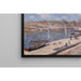 Reproduktion af maleriet La plage à Saint-Mammès - Alfred Sisley