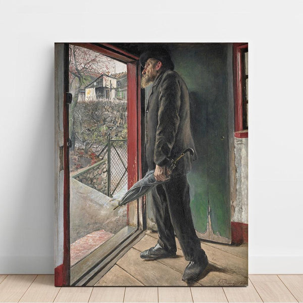 Reproduktion af maleriet Har regnen stoppet? - Laurits Andersen Ring