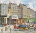 Franz Gerasch | Maleri La porte écossaise et la bastille des laitiers à Vienne — visning af kunstværket