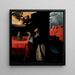 La prière de Saint Bonaventure sur la sélection du nouveau pape - Francisco de Zurbarán — indrammet kunstværk på væggen