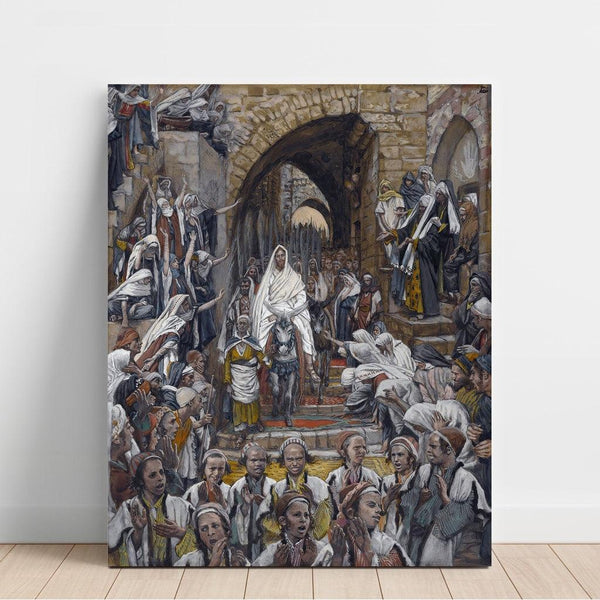 Reproduktion af maleriet La procession dans les rues de Jérusalem - James Tissot