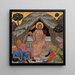 La résurrection - Taddeo di Bartolo — indrammet kunstværk på væggen