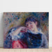 Reproduktion af maleriet La rêveuse - Pierre-Auguste Renoir