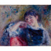 Reproduktion af maleriet La rêveuse - Pierre-Auguste Renoir
