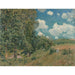 Reproduktion af maleriet La route de Versailles à Saint-Germain - Alfred Sisley