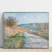 Reproduktion af maleriet La route de Vétheuil - Claude Monet