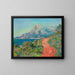 Reproduktion af maleriet La route rouge près de Menton - Claude Monet