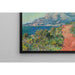 Reproduktion af maleriet La route rouge près de Menton - Claude Monet