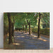 Reproduktion af maleriet La rue Colomier à Wannsee - Max Liebermann