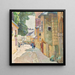 La rue Seipel à Mödling - Carl Moll — indrammet kunstværk på væggen