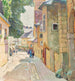 La rue Seipel à Mödling - Carl Moll — visning af kunstværket