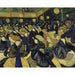 Reproduktion af maleriet af Vincent van Gogh - Arles dansehal maleri