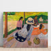 Reproduktion af maleriet La sieste - Paul Gauguin