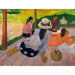 Reproduktion af maleriet La sieste - Paul Gauguin