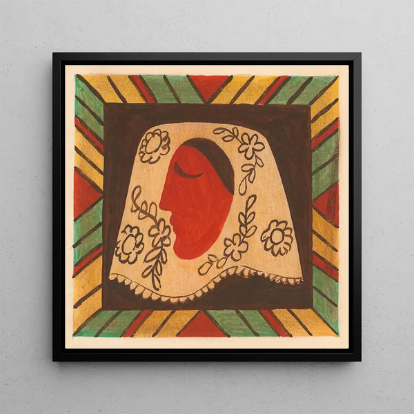 La tête d'une fille avec un foulard - Mikul Galanda
