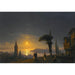 Reproduktion af maleriet La tour de Galata au clair de lune - Ivan Konstantinovich Aivazovsky