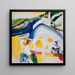 La vache - Wassily Kandinsky — indrammet kunstværk på væggen