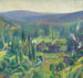 La vallée du vert Labastide-du-Vert - Henri Martin — visning af kunstværket