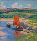 La voile rouge - Henry Moret — visning af kunstværket