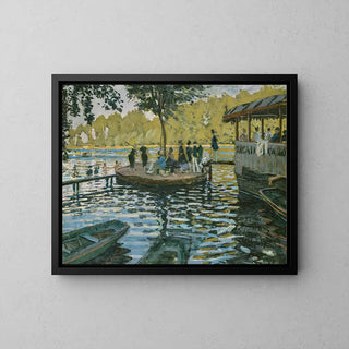 La Grenouillère - Claude Monet | Kunsttryk Maleri Vægdekoration plakat kopi