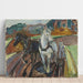 Reproduktion af maleriet Labourage d'automne - Edvard Munch
