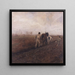 Labourer le champ - Theodoor Verstraete — indrammet kunstværk på væggen