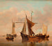 Lac tranquille - Willem van de Velde den Yngre — visning af kunstværket